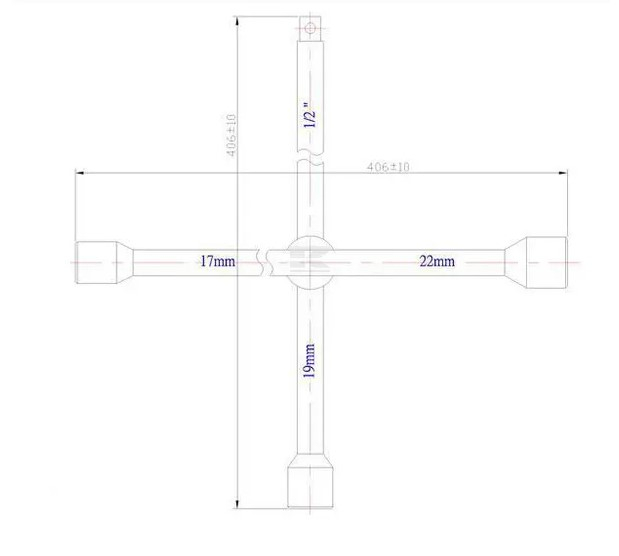 Cheie tubulara 17x19x22 mm 1806180602 [3]