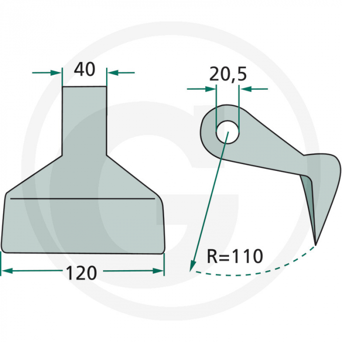 Ciocan cutit tocator Forigo 63-RM-4-20 cu Ø20 63-RM-4-20   [2]
