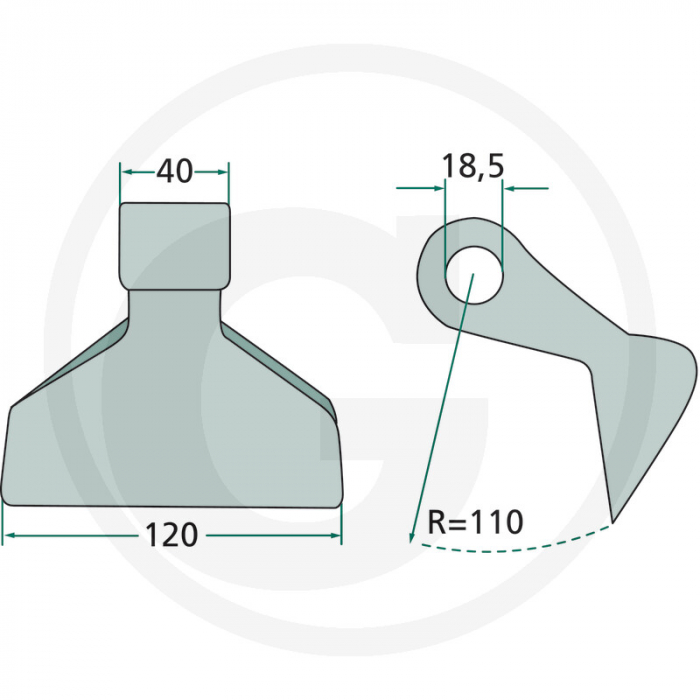 Ciocan Ø18 18063-RM-4-18 MK0A00214 MK0A00212 P40061   [2]