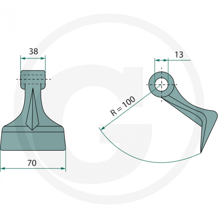 Ciocan tocatoare *13 18063-RM-102   [2]