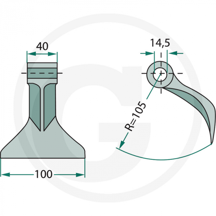 Ciocan tocatoare 18063-RM-64-14 3001095   [2]