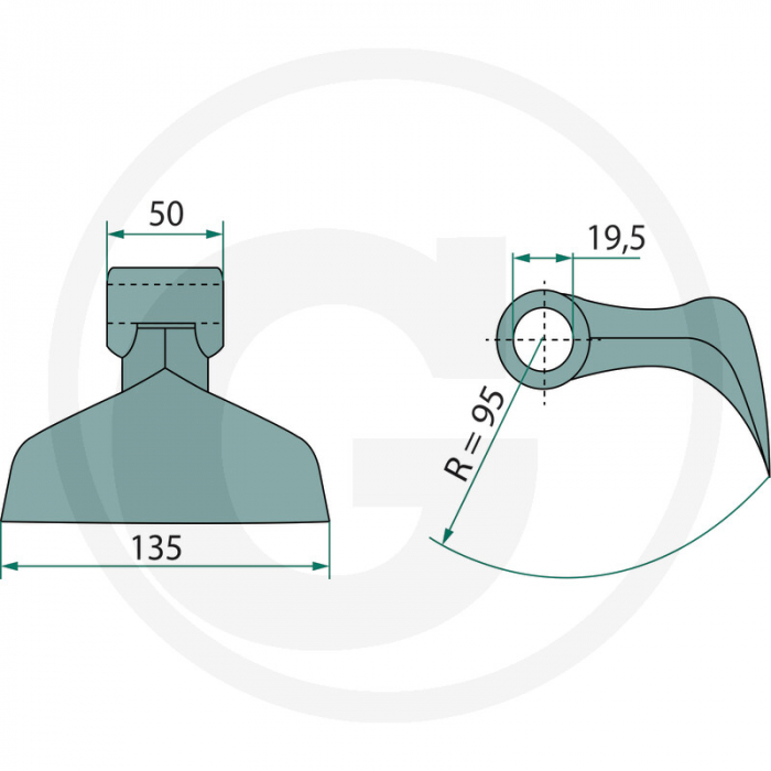 Ciocan tocatoare Berti Ø19 18063-RM-105-19 MA/3922   [2]