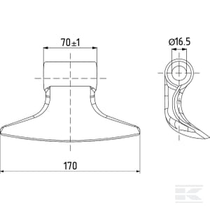 Ciocan tocator Fischer *16.5 x 70 x 170 mm 483304 [2]