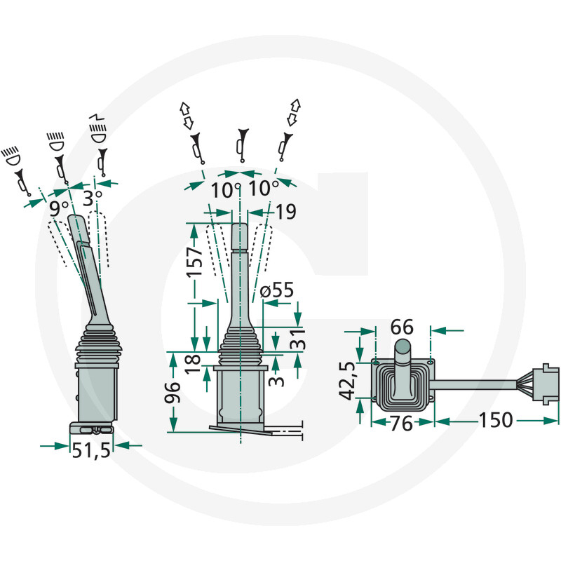 22701172000 Comutator lumini Fiat [2]
