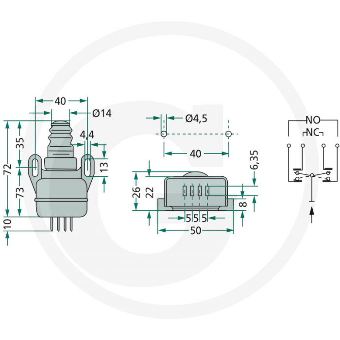 Comutator lumini frana 0.900.0195.5 0.900.0555.6 1000020275 116256A1 133700710023 157VA030078 1603532018M91 2.7659.097.0 276590970 321564850 3532018M1 3532018M91 47108434   [2]