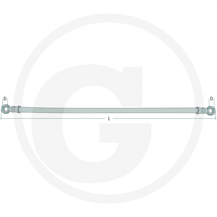 Conducta combustibil *14x300 mm 374530006   [2]
