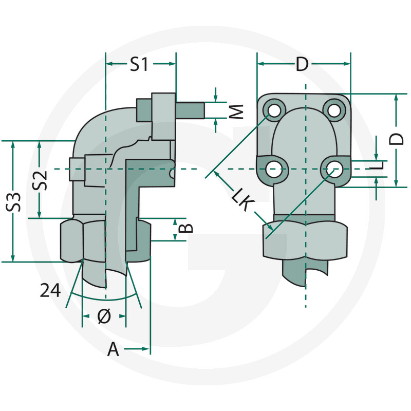 25702515 Conector pompa hidraulica [3]