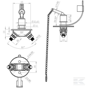 Contact general 12/24V Sarcina 150A [3]