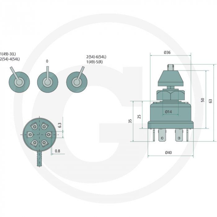Contact semnalizare 28/956-9 0855543000 1870553M1 3101795M1 7700003449 7700535051 7700550226 7700564077 7700580402 7701024397 881670M1 963484M2 M881670 SM881670M1   [2]
