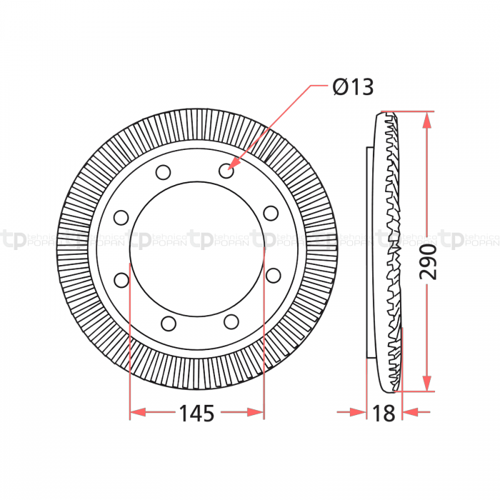 Coroana grebla Deutz-Fahr 64716609809F 16609809  06563313 647647300 [2]
