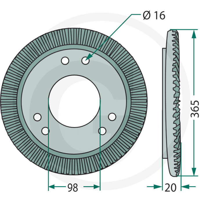 Coroana grebla SIP 91Z 153656403   [2]