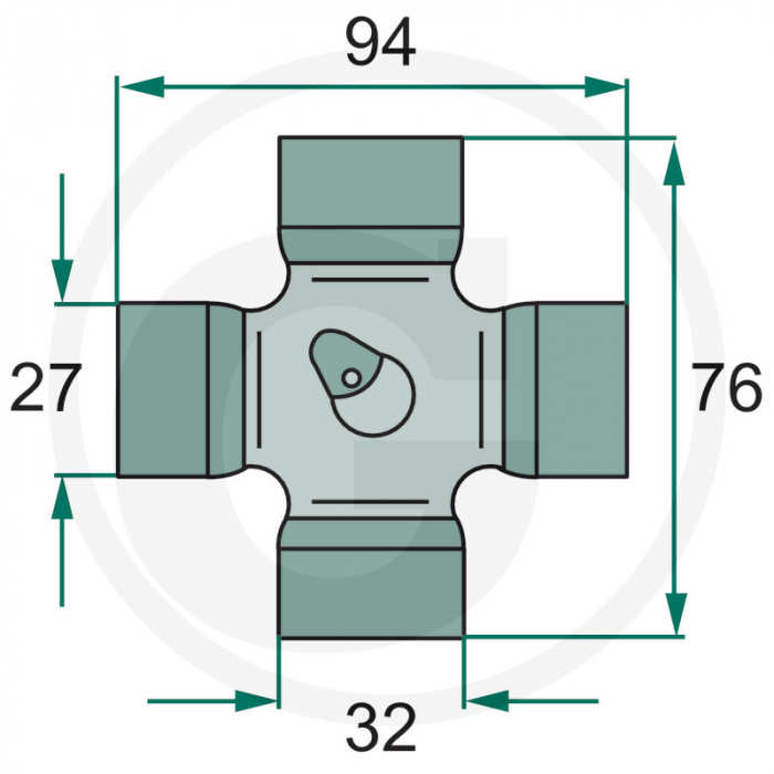 Cruce 32 x 76 x 27 x 94 mm 3972007694 200-7694 [2]