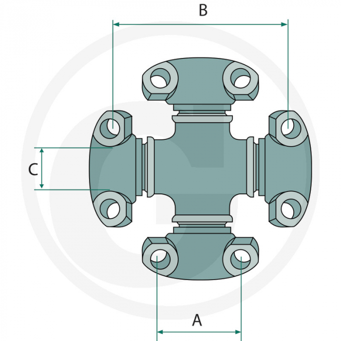 Cruce punte Deutz 42 21/6403-26 04311251 229108A1 325229108A1 4311251 KD4311251 VPJ4455 [2]