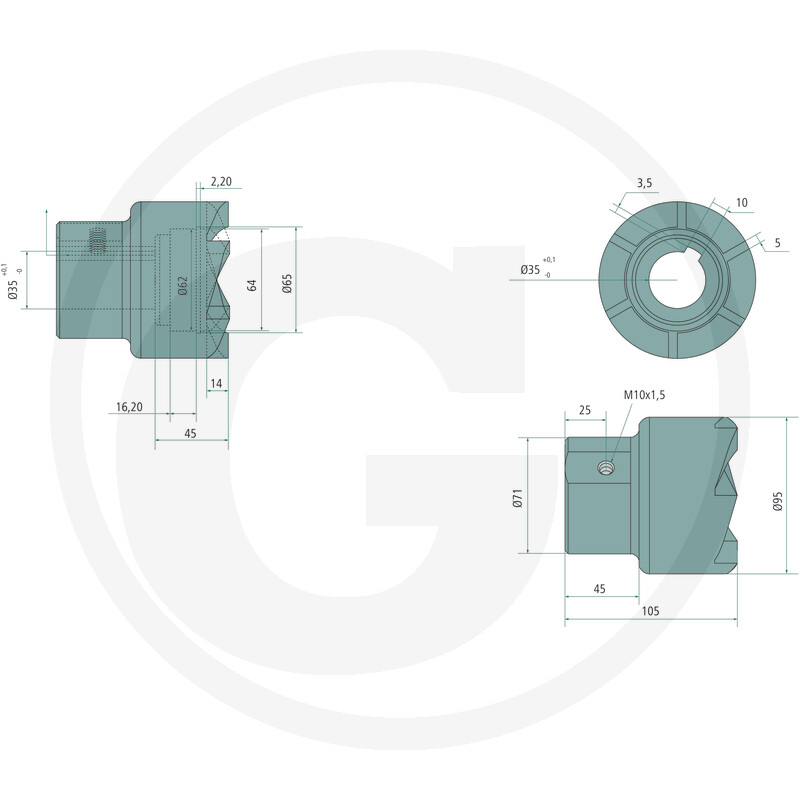 Cuplaj Clichet Krone Vario Pack 280165 280165.5 | Tehnica Popan [3]