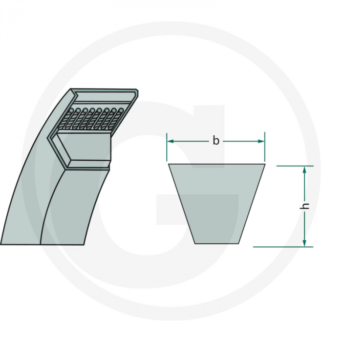 Curea accesorii 13x1550 mm 55113 X 1550 13X1550   [2]