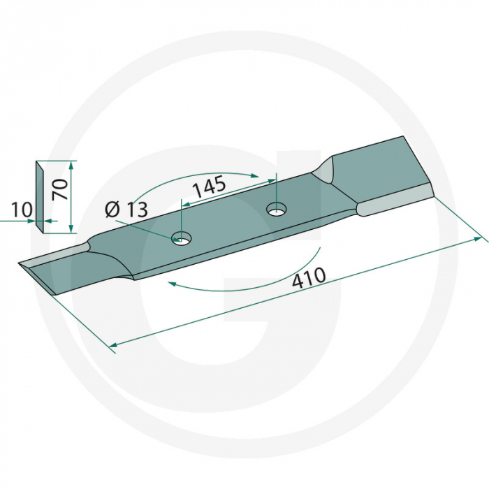 Cutit ciocan tocator Roll IND-17R cu Ø13 IND-17R [2]