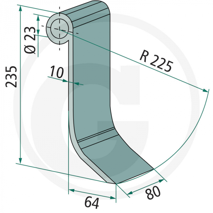 Cutit ciocan tocator Seringstadt 180315 cu Ø23 180315   [2]