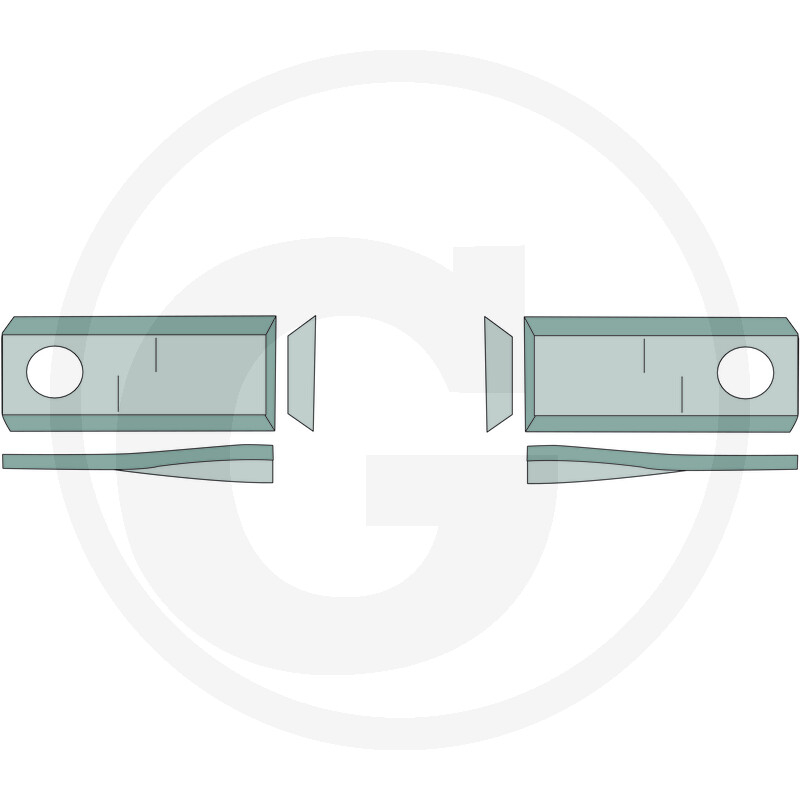 Cutit coasa John Deere *20,5 mm CC124571 [2]