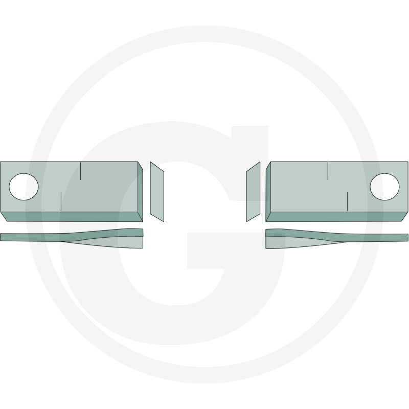 Cutit coasa stanga 94 x 48X3 *23  MM T-673 L, 025039 Mortl [2]
