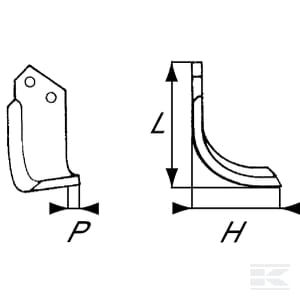 Cutit freza 70/46 - stanga [2]
