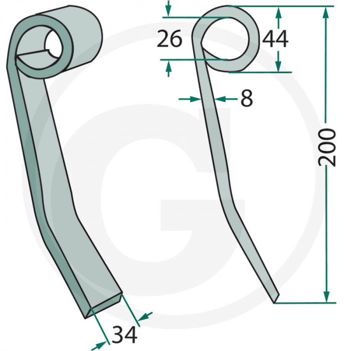 Cutit tocatoare Nobili 18063-NOB-18   [2]