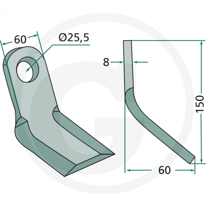 Cutit Y tocatoare *25 18063-SAU-04 70-402 0.004.10.0402   [2]