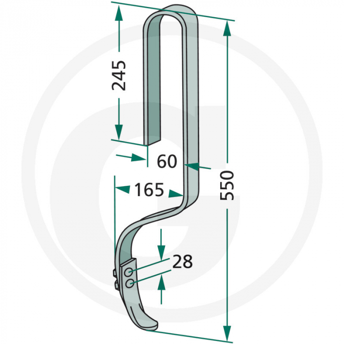 Dinte scarificator 18010.5018   [2]