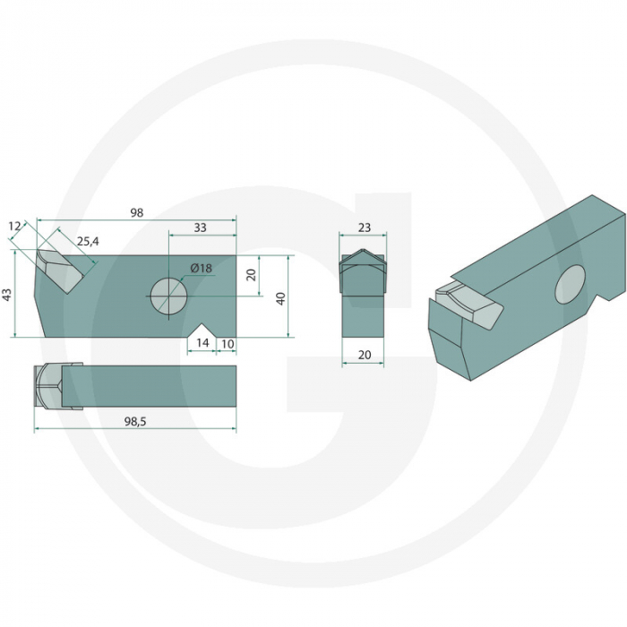 Dinte tocator forestier Energreen 11012603 11012603 ENG10201000011   [3]