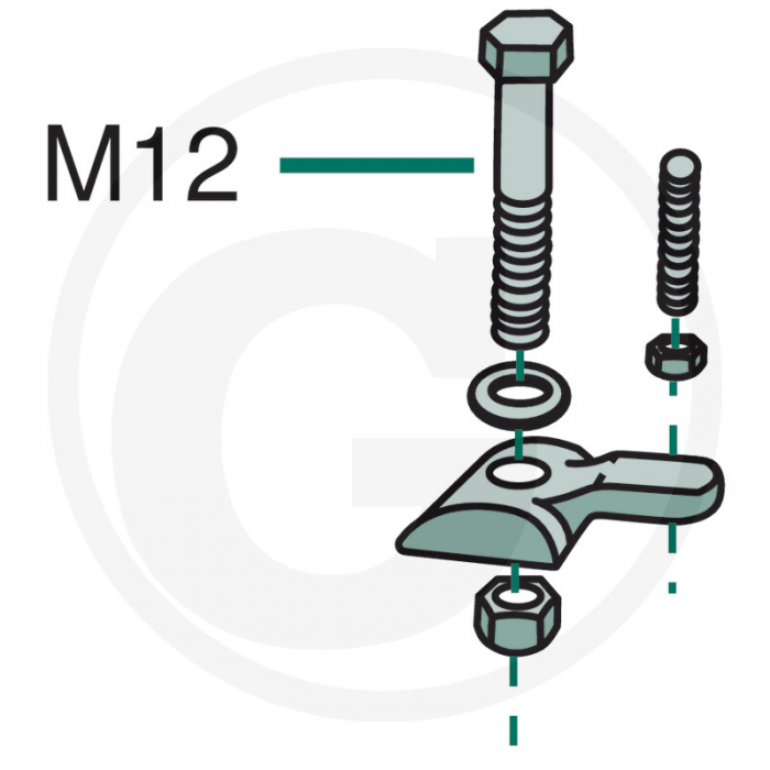 Element fixare Deutz-Fahr (form. noua) 52506565650 [2]