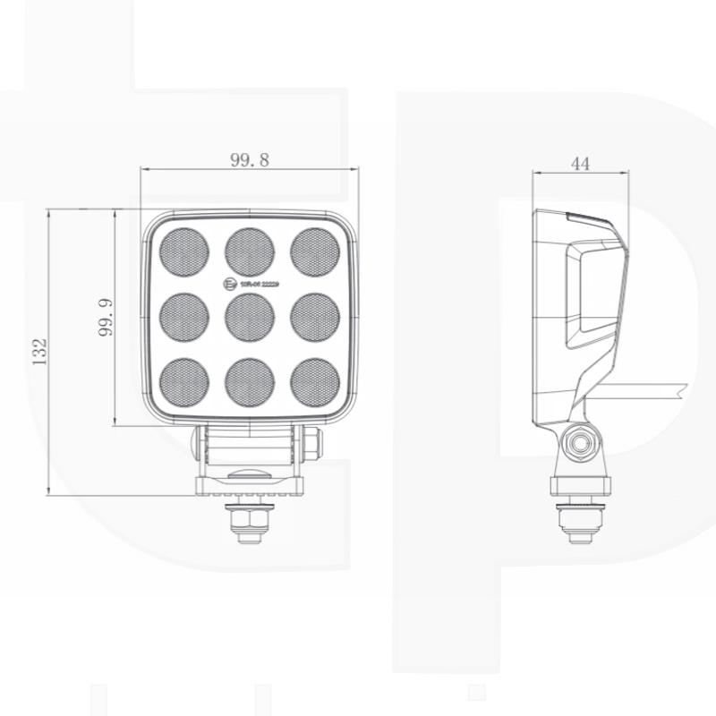 Far de lucru LED 12/24 V - Granit - cod 12545857 -tehnicapopan.ro [4]
