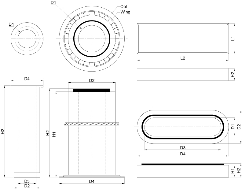 Filtru aer exterior Bobcat B47359 [2]