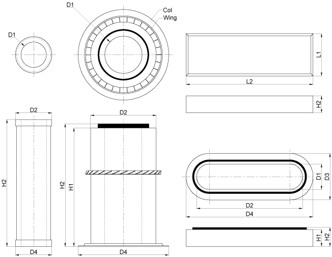 00952901 Filtru aer HIFI [2]