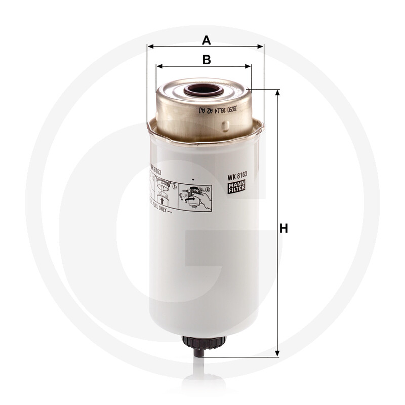 WK8163 Filtru motorina [2]