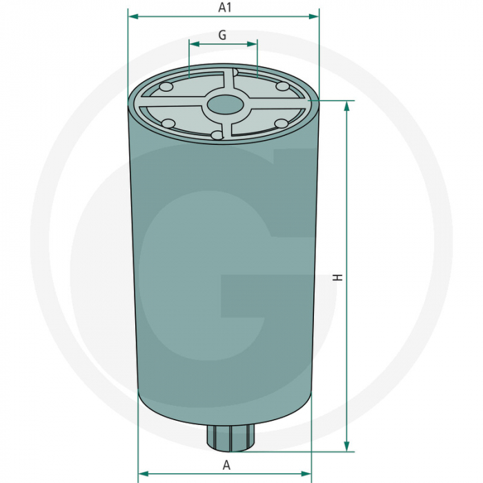 Filtru combustibil Case IH 12250289 739FS1242 3308638 FS0124200 FS1242   [2]