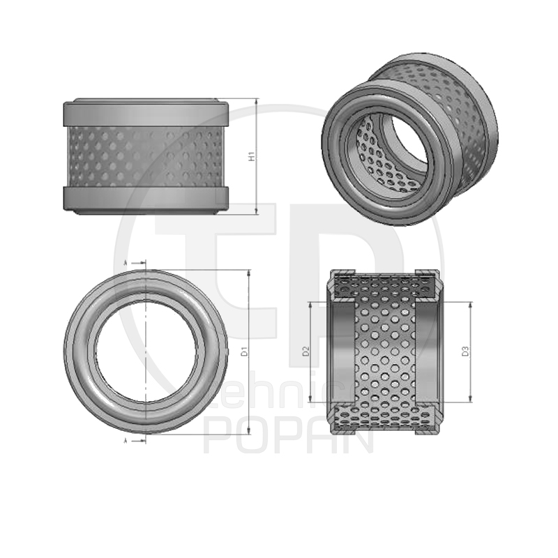 Filtru combustibil Hitachi SN25074 [2]