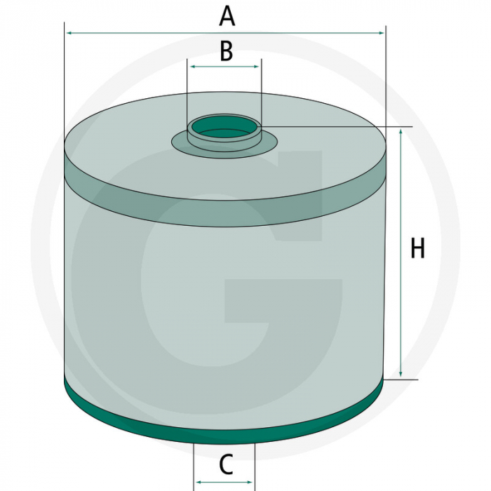 Filtru combustibil Massey Ferguson 8001018 122593700 7701200250 SK3829 SN145   [2]