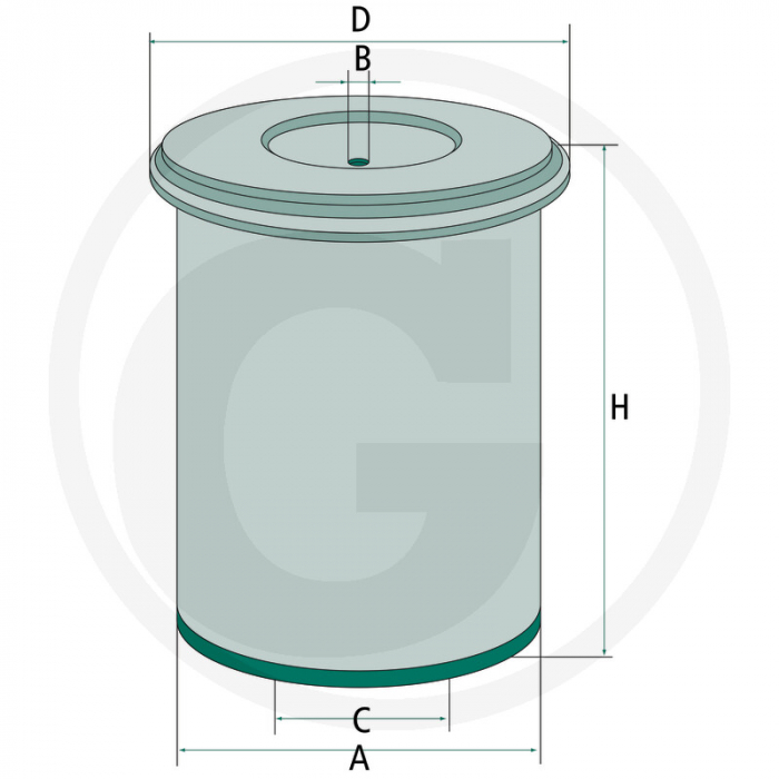 Filtru aer exterior Ford  60/161-80  [2]