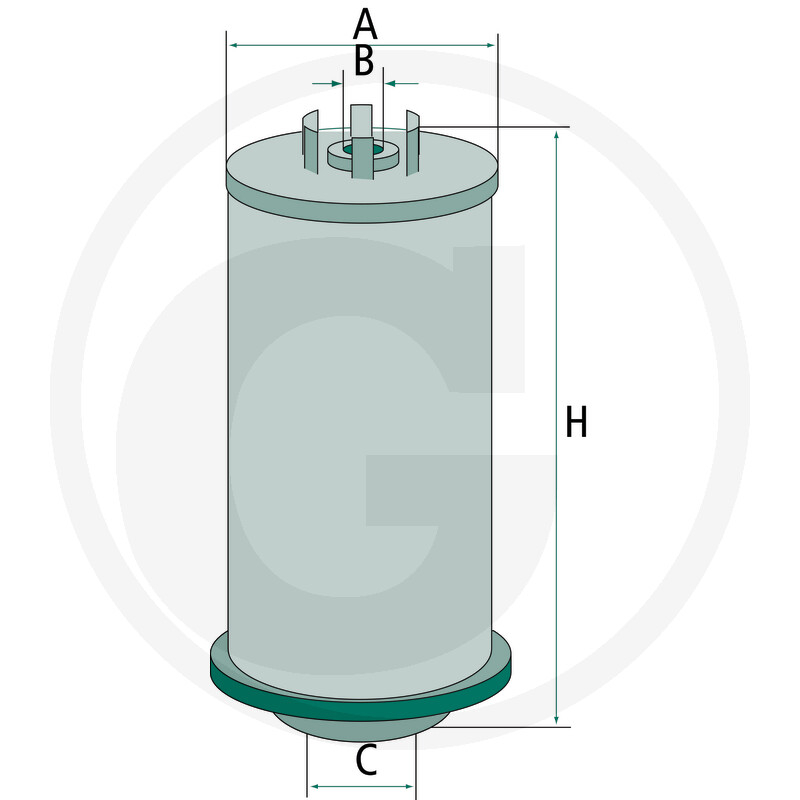 Filtru de combustibil Claas PU 1046/1 X 00 0798 318 0 000 090 12 51 Claas|Doppstadt|Mercedes Benz [2]