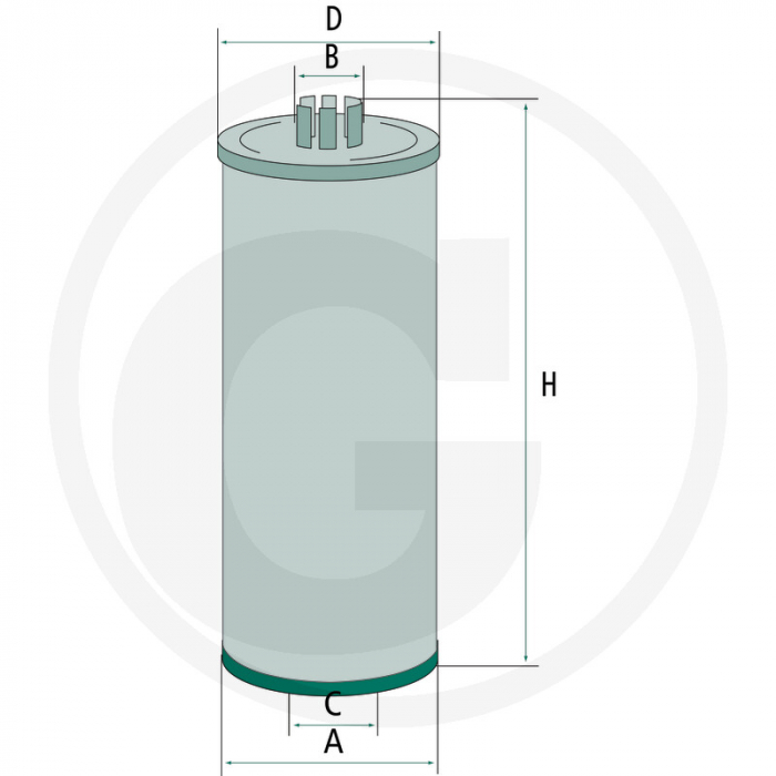 Filtru motorina 8001075 SK3216/1 2931449 02931449 PU815X SN70185   [2]