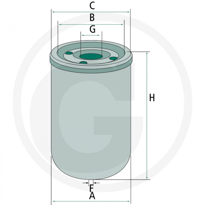 Filtru motorina Case IH Maxxum 5150 8001068 1076748M1 1076748M2 3903410 72501531 WK9165X P551329 [2]