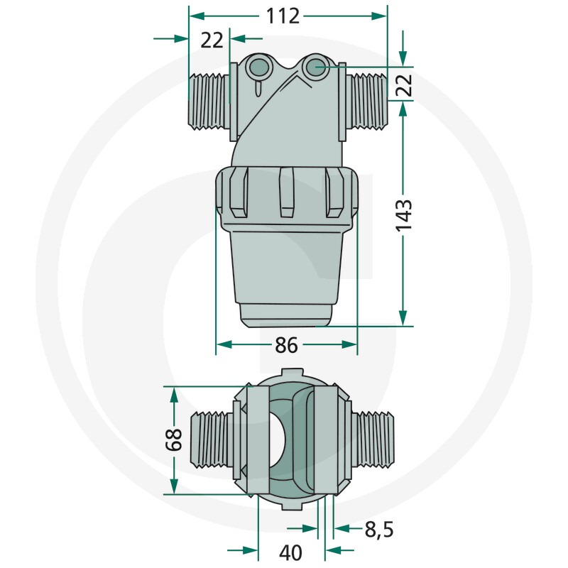 Filtru pompa erbicidat 3224043  [2]
