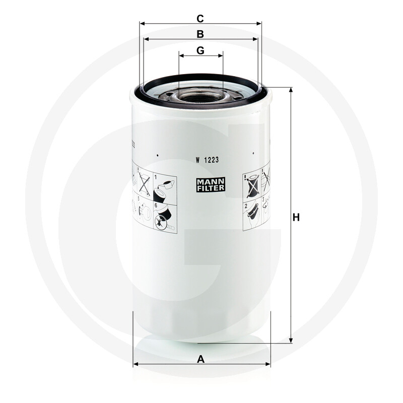 565W1223 Filtru ulei motor [2]