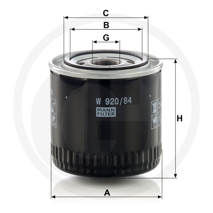 Filtru ulei transmisie Valtra-Valmet 565W920.84 V836536797 W920/84 20410800 30410800 836536797 836579590 MV30410800 V20410800 V30410800 V836536797 V836579590 VV836536797   [2]