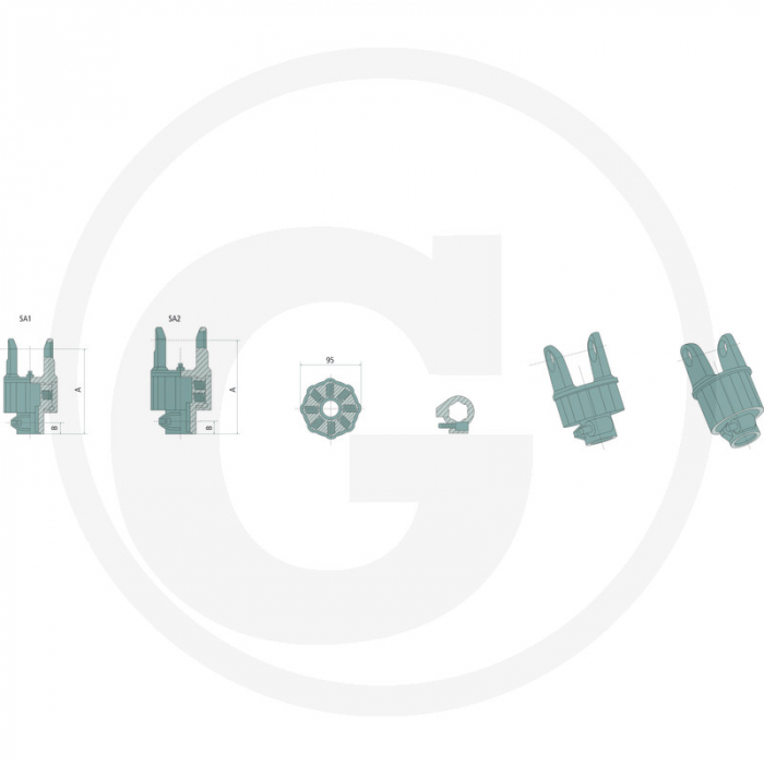 Furca cardan 1 3/8" 6 dinti F21 377377194 [2]