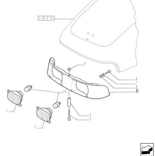 Grila far New Holland 5089677 87547780 123/5089677 [3]
