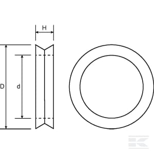 Inel de etansare Faster pentru 2FFN-M 3/8" [2]