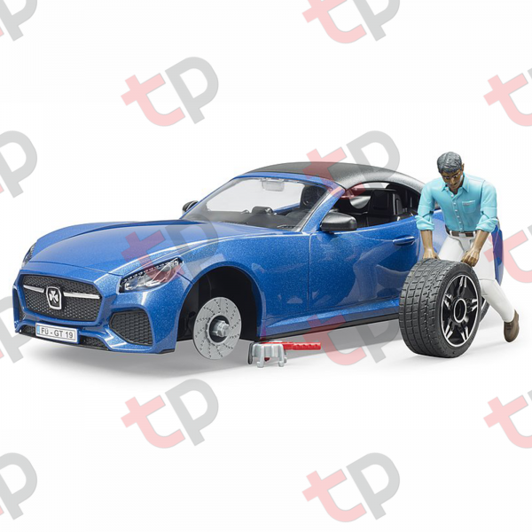 Jucărie - Mașină Roadster decapotabilă cu șofer [4]
