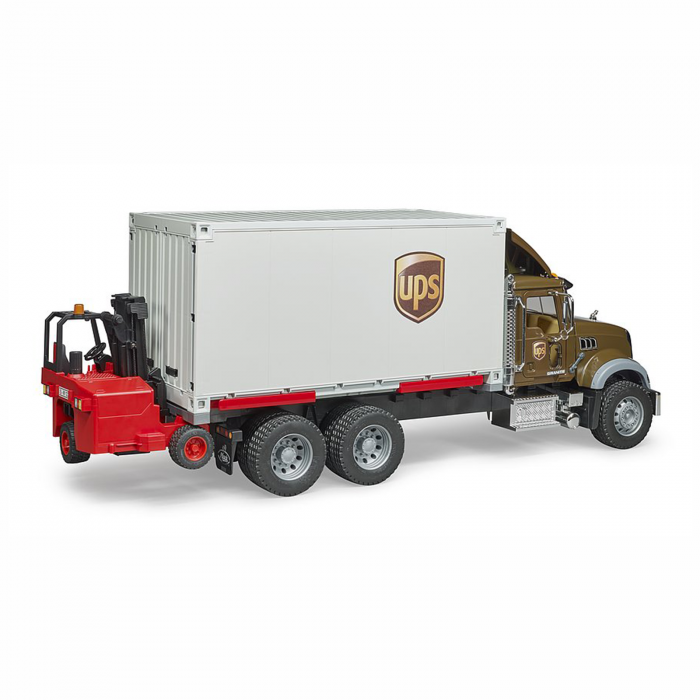 Camion curierat UPS Mack Granite cu stivuitor [2]