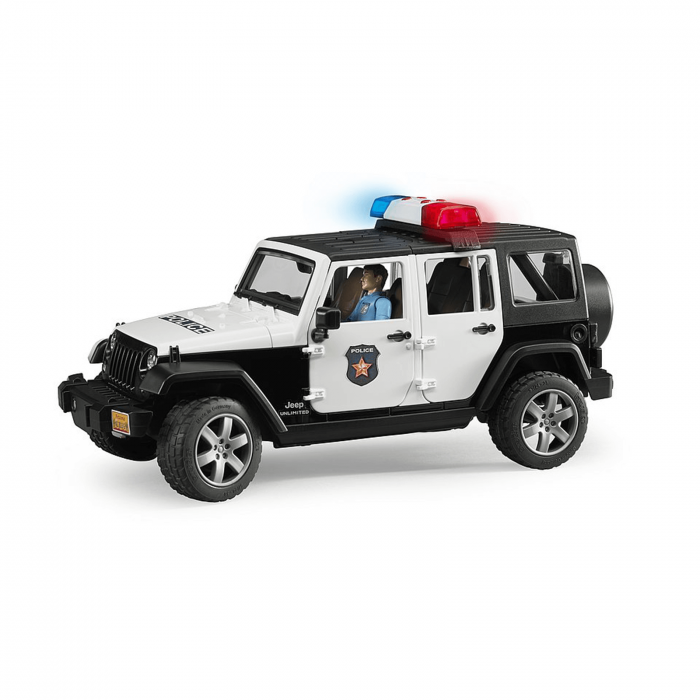 Jucarie - Masina de politie Jeep Wrangler Unlimited Rubicon 02526 Bruder 02526 [2]