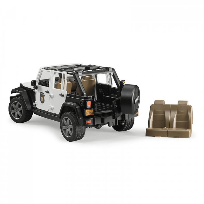 Jucarie - Masina de politie Jeep Wrangler Unlimited Rubicon 02526 Bruder 02526 [4]